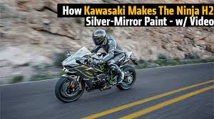 How Kawasaki Makes The Ninja H2 Silver Mirror Paint W Video