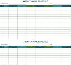 Biweekly Work Schedule Template Weekly Schedule Template Excel Excel Calendar Template Schedule Templates