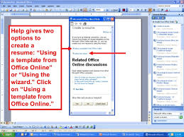 To access the resume wizard template in word 2003 or earlier, go to the file menu and click new. Microsoft Word Seminar Part 1