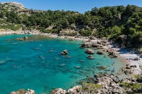 Anthony Quinn Bay Faliraki Rodos Reissuesan Matkablogi Anthony Quinn Greece Travel Quinn