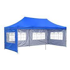 Get free shipping on qualified canopy tents or buy online pick up in store today in the storage & organization department. Outdoor Basic 10x20 Ft Wedding Party Canopy Tent Pop Up Instant Gazebo With Removable Sidewalls And Windows Blue Canopies Gazebos Pergolas Patio Lawn Garden