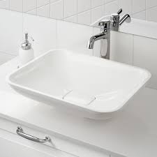 Borsten Aufsatzwaschbecken Weiss Hochglanz 50x40 Cm Ikea Osterreich Aufsatzwaschbecken Ikea Waschbecken Hochglanz