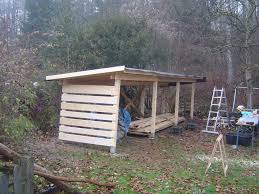 Offener Holzschuppen Selber Bauen Holzschuppen Selber Bauen Holzschuppen Schuppen Selber Bauen