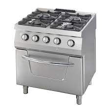 Electric stoves are not as good as gas stoves, it's hard to change or lower the temperature in an electric stove, but it is a cheaper option than a the electric stove is more common nowadays, but has yet to replace the gas stove. Heavy Duty Gas Stove 4 Burners Including Electric Oven Maxima Kitchen Equipment
