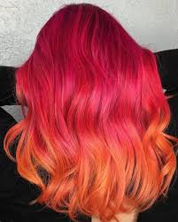 20 Stunning Orange Hair Color Shades You Have To See Pink And Orange Hair Hair Color Orange Magenta Hair