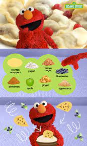 Somewhere out there, there's a brand that makes sesame street panties. Elmo Wants His Friends To Make Breakfast With Him Parents Try Baking These Apple Berry Breakfast Easy Meals For Kids How To Make Breakfast Kid Friendly Meals
