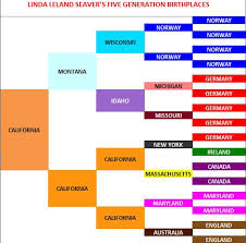 saturday night genealogy fun ancestral birthplace chart