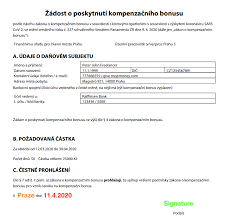 Měšec.cz » nálepky » kompenzační bonus. 25 000 Czk Support How To Fill The Online Application