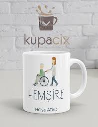Hemsireler Icin Kisiye Ozel Baskili Kupa Bardak Mugs Glassware Tableware