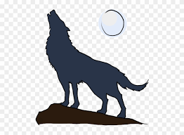 Silhouette design featuring a silhouette of a wolf howling to the full moon. Wolf Howling Wolf Silhouette Free Transparent Png Clipart Images Download