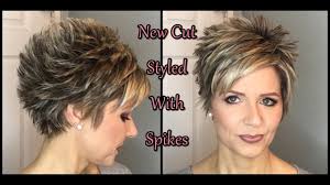 While spiky hairstyles have been trendy for years, modern spiked up haircuts have added many new cuts and. Hair Tutorial My New Cut Spiked Style Youtube