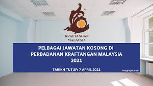 Dapatkan kerja dan jawatan kosong kerajaan dan swasta seluruh negeri di malaysia yang menawarkan gaji tinggi dan lumayaan dan terbaik. Pelbagai Peluang Di Perbadanan Kemajuan Kraftangan Malaysia Minima Kelulusan Pmr Boleh Mohon Blog Rojak