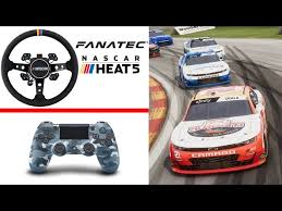 This is a very attractive, well made, rugged steering wheel cover. Fanatec Wheel Vs Controller Nascar Heat 5 Youtube