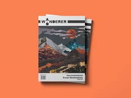 Magazine mockup stack vectors (111). Wanderer Magazine Oxana Arvintii