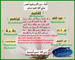 The Prophet Pbuh Children Airline Children Islam