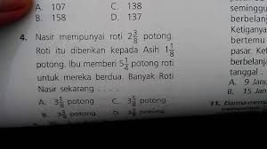 (1) pecahan biasa, (2) pecahan desimal, (3) persen, (4) pecahan campuran. Cara Mudah Menyelesaikan Soal Cerita Pecahan Bahasan Soal Prediksi Un Us Sd Paket 1 4 Youtube
