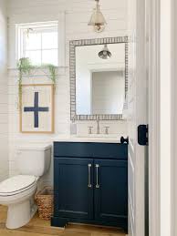 The unexpected bold statement adds instant beauty to any kitchen. Painting Bathroom Cabinets A Beginner S Guide Chrissy Marie Blog