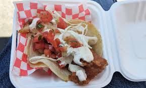 Although he's a marine, he happens to be stationed. Great Fish Tacos At Seven Lives Michael Eats