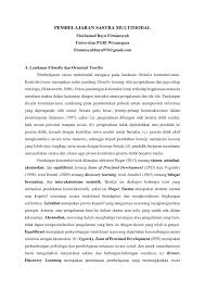 Jawaban soal bahasa indonesia kelas 9 halaman 120 brainly co id Pdf Pembelajaran Sastra Multimodal