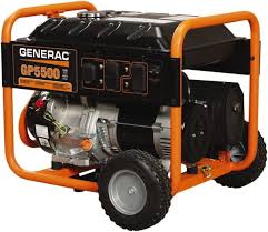 Generac Power 10 Hr Half Load Time 5 500 W Pull Start