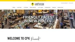 2 california pizza kitchen rewards program; 2