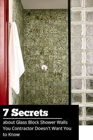 If you're starting your small bathroom design from scratch, consider scrapping the curtain entirely. Glass Block Shower Wall Design Tips Ideas Innovate Building Solutions