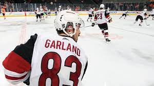 Conor garland (arizona coyotes) with a goal vs. Garland S Healthy Focus Is On More Than Just Hockey