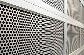 Locker Group Perforated Metal Stainless Stel Aluminium Stock Sheets Balustrade Facade Australia New Zealand Desain Rumah Rumah Desain