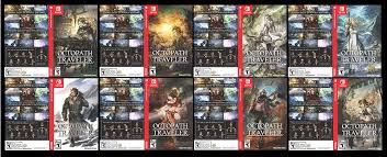 Printable Octopath Traveler Box Art Cover Rewards My Nintendo Octopath Traveler Box Art Travel