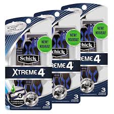 Schick disposable razor ranges on alibaba.com and select the most suitable ones. Amazon Com Schick Xtreme 4 Disposable Razors For Men With 4 Titanium Coated Razor Blades And Extra Edging Blade 9 Count Beauty