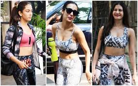 Thinking before doing anything is advisable. Mira Rajput Malaika Arora And Amyra Dastur Who Said You Can T Look Sexy While Sweating It Out