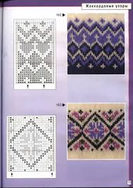 Жаккардовые узоры спицами. | Patrones, Tejidos de ganchillo