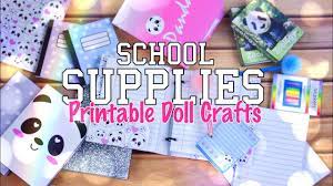 With the free graphic design, it could be the great information. Diy How To Make Doll School Supplies Easy Working Note Books Paper Pencils More Youtube