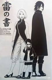 Uchiha Family Official Kishimoto Manga Naruto Gaiden Sasusaku Naruto