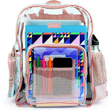Lunch breaks are way too special for boring lunch boxes. China Durable Hot Selling Bookbags Transparent Pvc Leisure Fashion Pink Clear Backpack China Pink Clear Backpack And Clear Pink Backpack Price