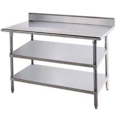 Stainless Steel Prep Work Table 24 X 48 Backsplash With 2 Https Www Amazon Com Stainless Steel Work Table Stainless Steel Prep Table Stainless Steel Table