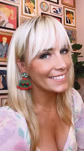 Kersttrui kralen oorbellen, lelijke kersttrui partij, kerstoorbellen,  geheime kerstman, kous Stuffer, witte olifant, leraar