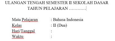 Contoh soal pts bahasa indonesia kelas 7 smp pdf. Soal Uts Bahasa Indonesia Kelas 1 Semester 2 Dan Kunci Jawaban Aneka Pendidikan
