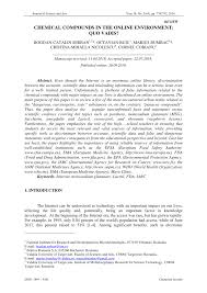 Parlamentul moldovei a modificat recent legea nr. Pdf Chemical Compounds In The Online Environment Quo Vadis