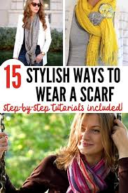 Need ideas for how to wear a scarf? How To Wear A Scarf 15 Chic Ways