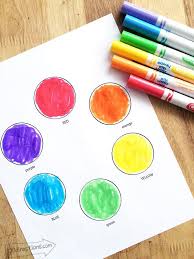 Coloring tools free coloring tools. Color Wheel Printables For Kids 100 Directions
