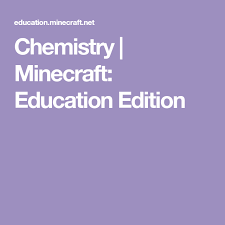 The chemistry resource pack allows you and your students to conduct experiments within minecraft that simulate real world science. Minecraft Education Edition Teaching Chemistry Education Chemistry Lessons