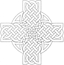 Celtic Cross Design 3 By Baalthezzar On Deviantart Celtic Coloring Book Celtic Coloring Cross Coloring Page