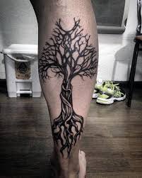 Awesome Guys Back Of Legs Tree Of Life Tattoos Tree Leg Tattoo Life Tattoos Tattoos For Guys
