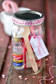 I love that its super easy to make a bunch at once with the recipe here. Christmas Mason Jar Gifts