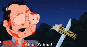 At the corner, take a FRIGHT!"