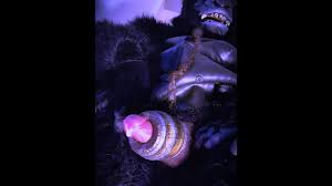 Gorilla monster uses barrel for cum sleeve!