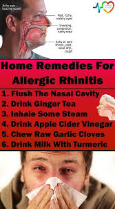 Allergic Rhinitis Has Similar Symptoms As The Common Cold They May Include Runny Nose Coughi Cold And Cough Remedies Natural Cough Remedies Allergic Rhinitis