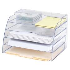 Eldon Optimizers 2 Way Organizer Clear Clear Desk Organization Eldon