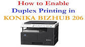 If the driver is a basic driver then you'll have to install it manually. How To Download And Install Konica Minolta 206 Printer Driver Youtube